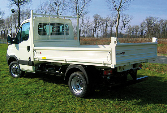 Example of rear tipper for construction 