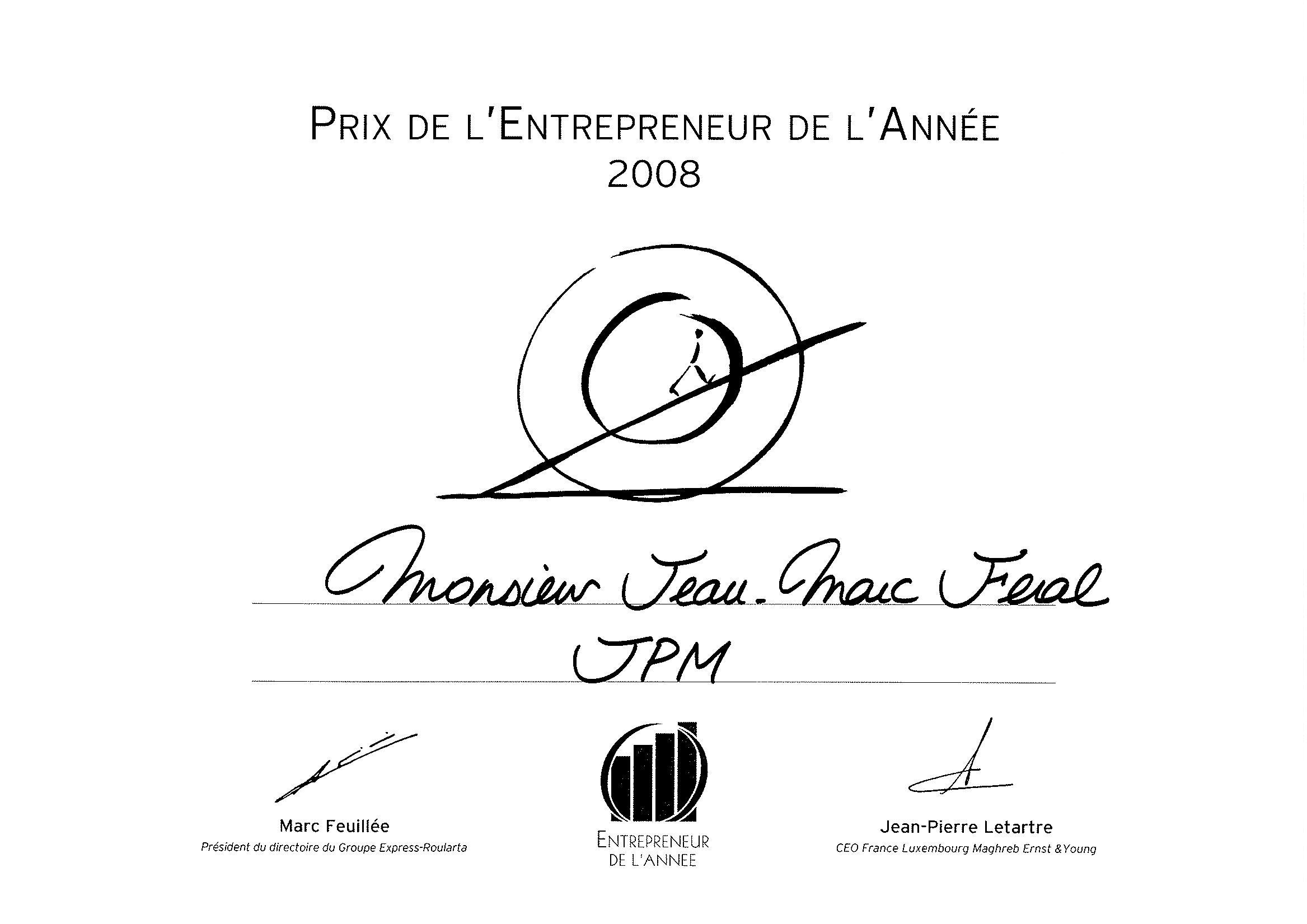 Prix et distinctions Bennes JPM